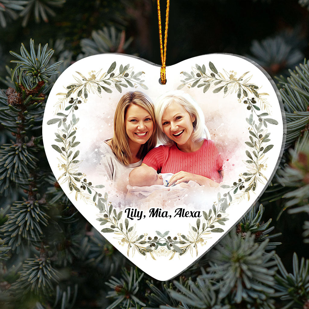 New Grandma - Gift for grandma - Personalized Ornament