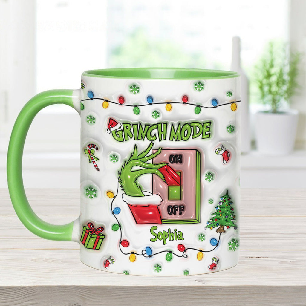 Mode Noël activé - Mug personnalisé avec étole de Noël