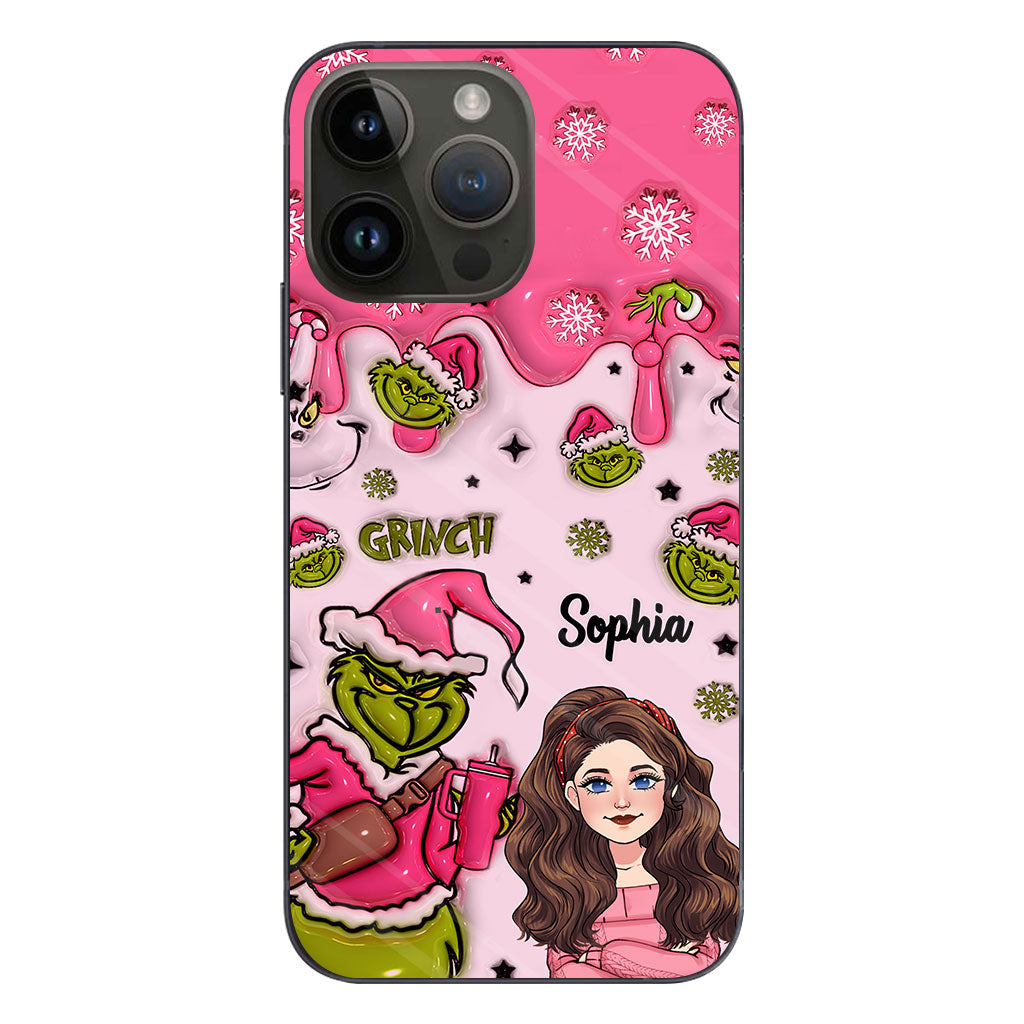 Coque de téléphone personnalisée « Étole de Noël » à l'époque du Grinch