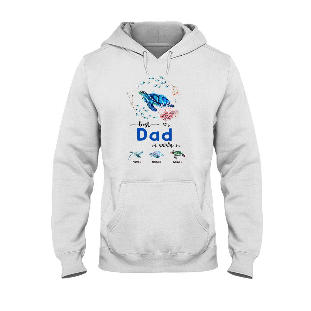 Meilleure mamie du monde - Cadeau tortue pour grand-mère, grand-père, maman, papa, oncle, tante - T-shirt et sweat à capuche personnalisés