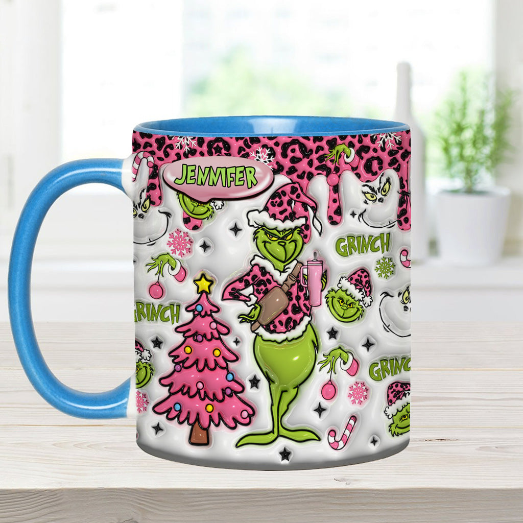 Merry Christmas - Personalized Stole Christmas Accent Mug