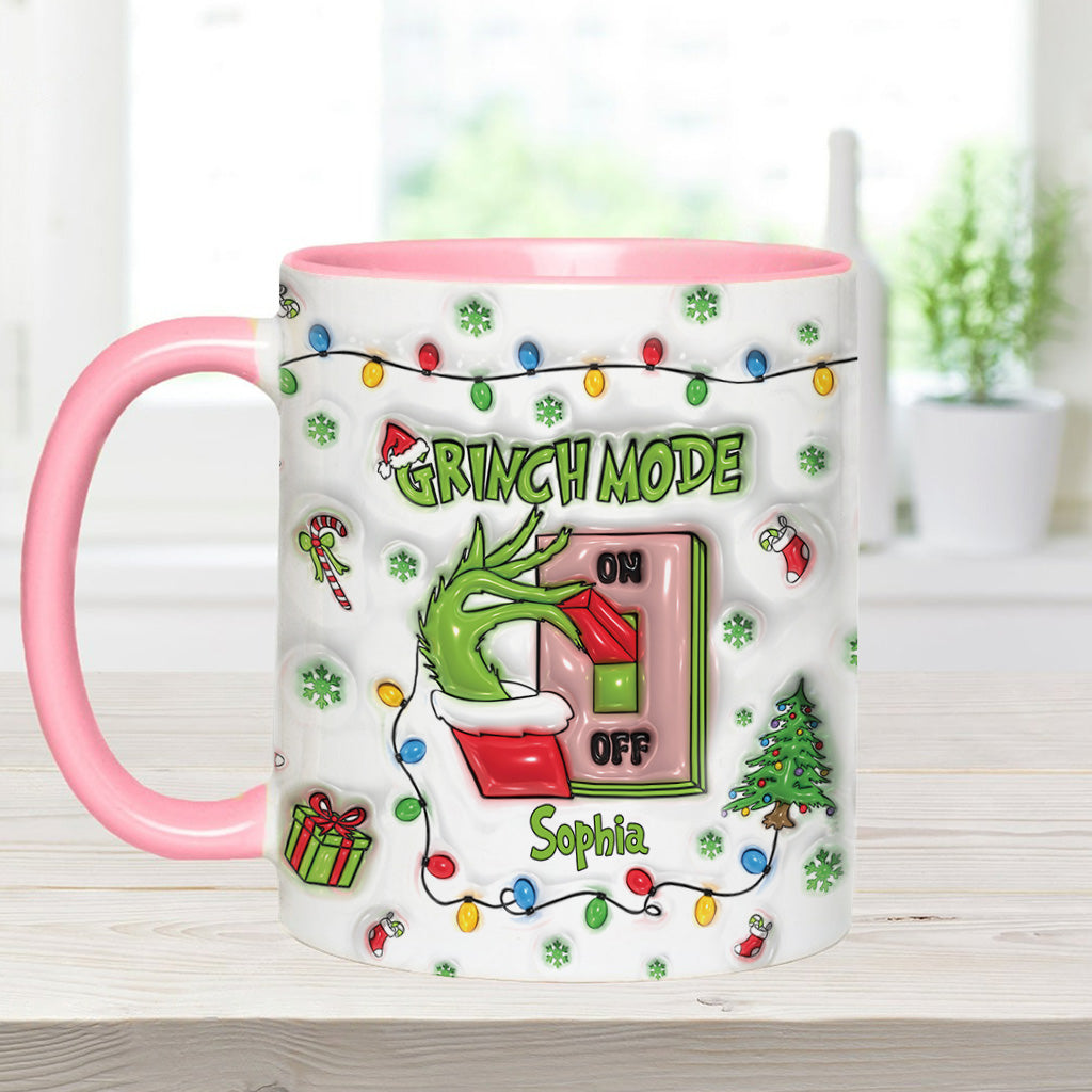 Mode Noël activé - Mug personnalisé avec étole de Noël