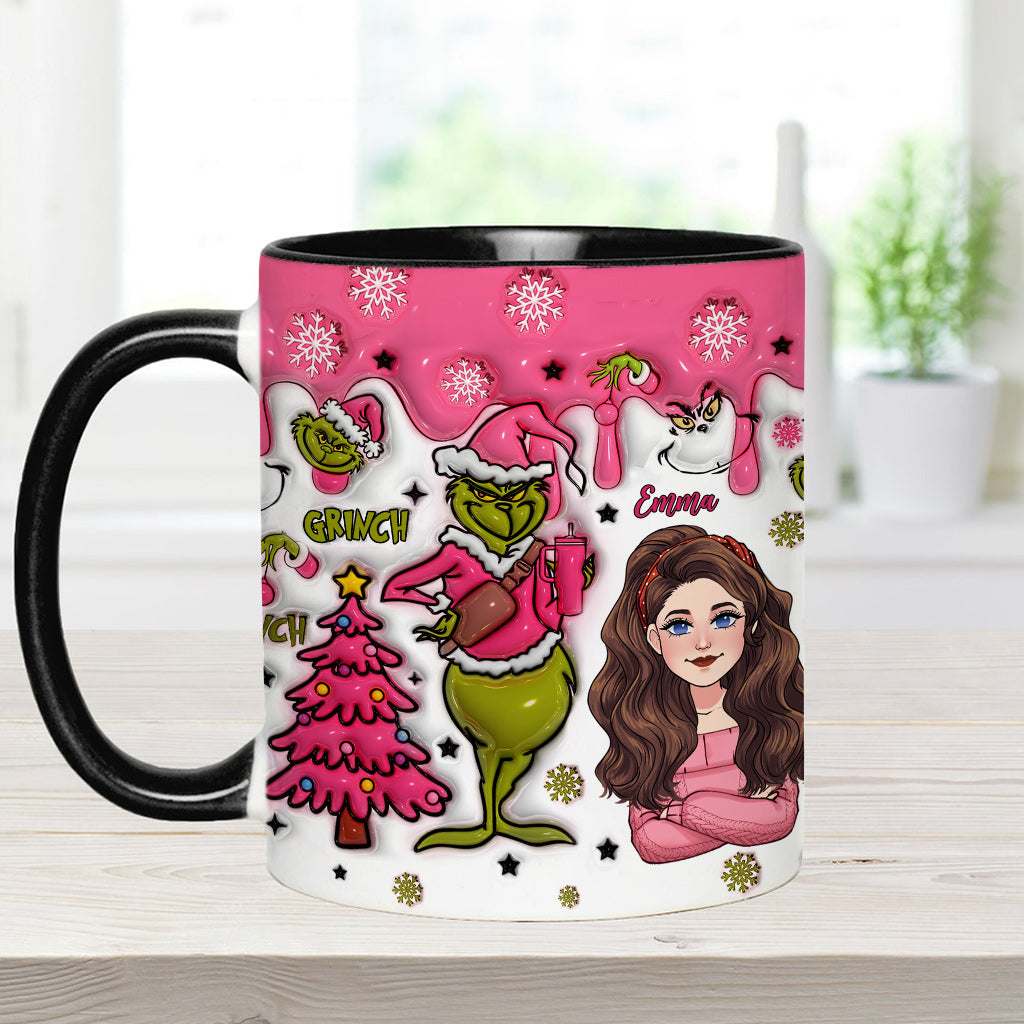 In My Grinch Era - Personalized Stole Christmas Accent Mug
