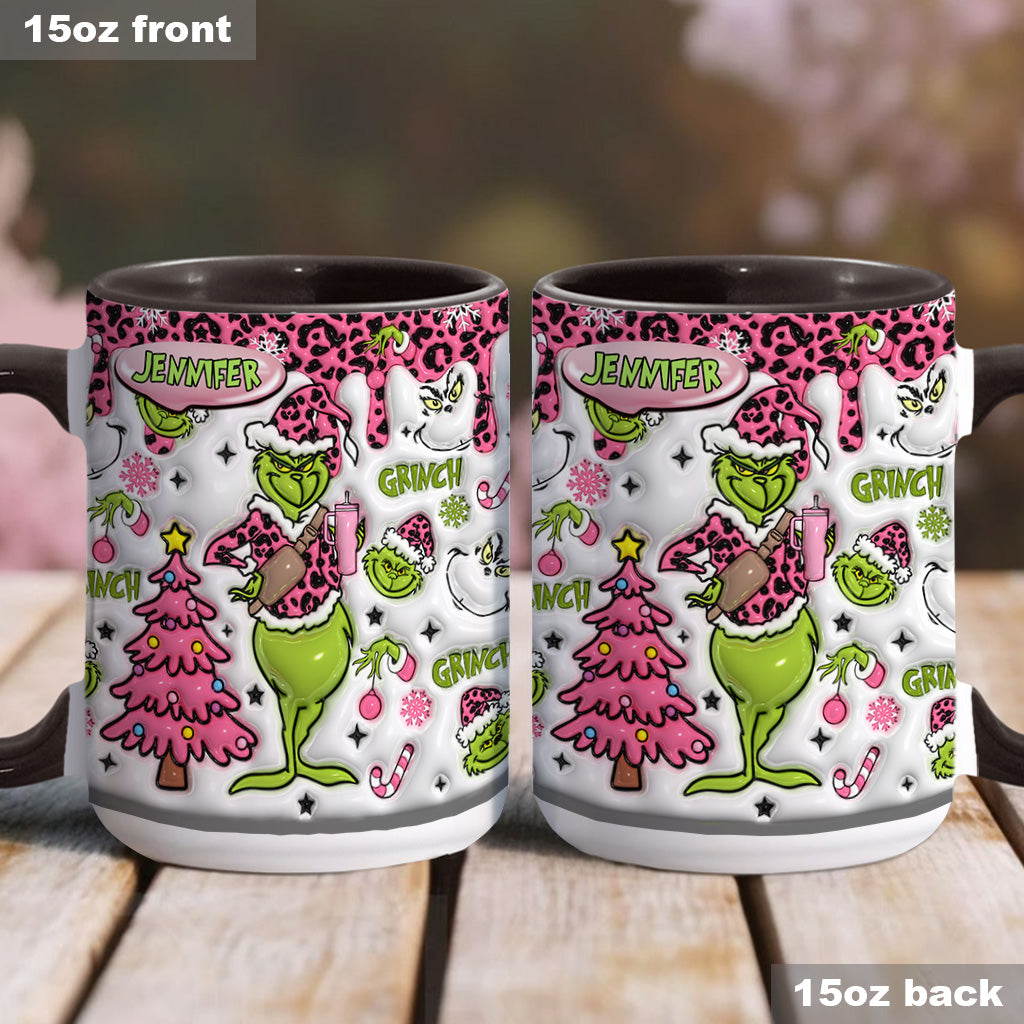 Merry Christmas - Personalized Stole Christmas Accent Mug