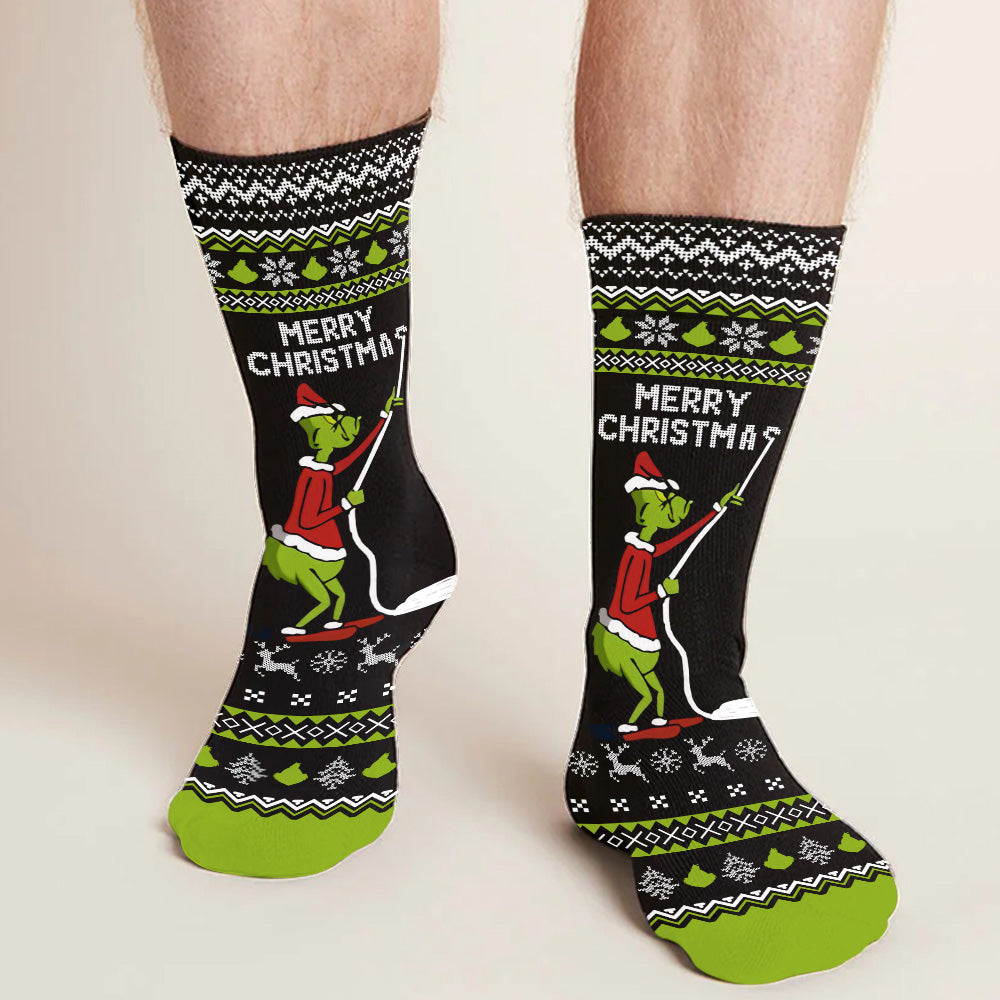 Merry Christmas - Stole Christmas Socks