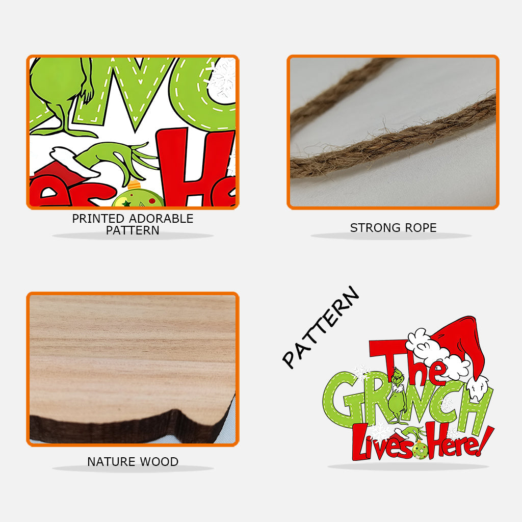 Vit ici - Panneau en bois personnalisé « Noël volé »