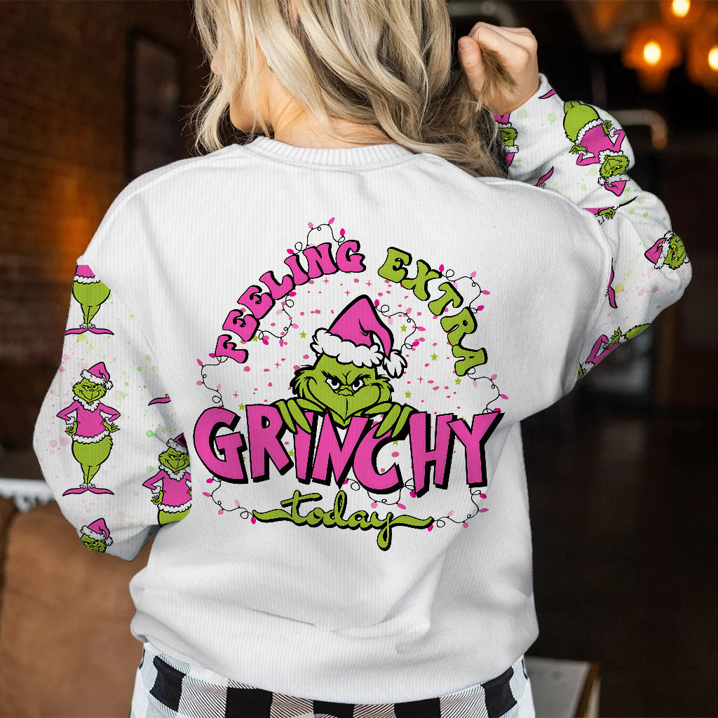 Feeling Extra Grinchy - Personalized Stole Christmas Ugly Sweater