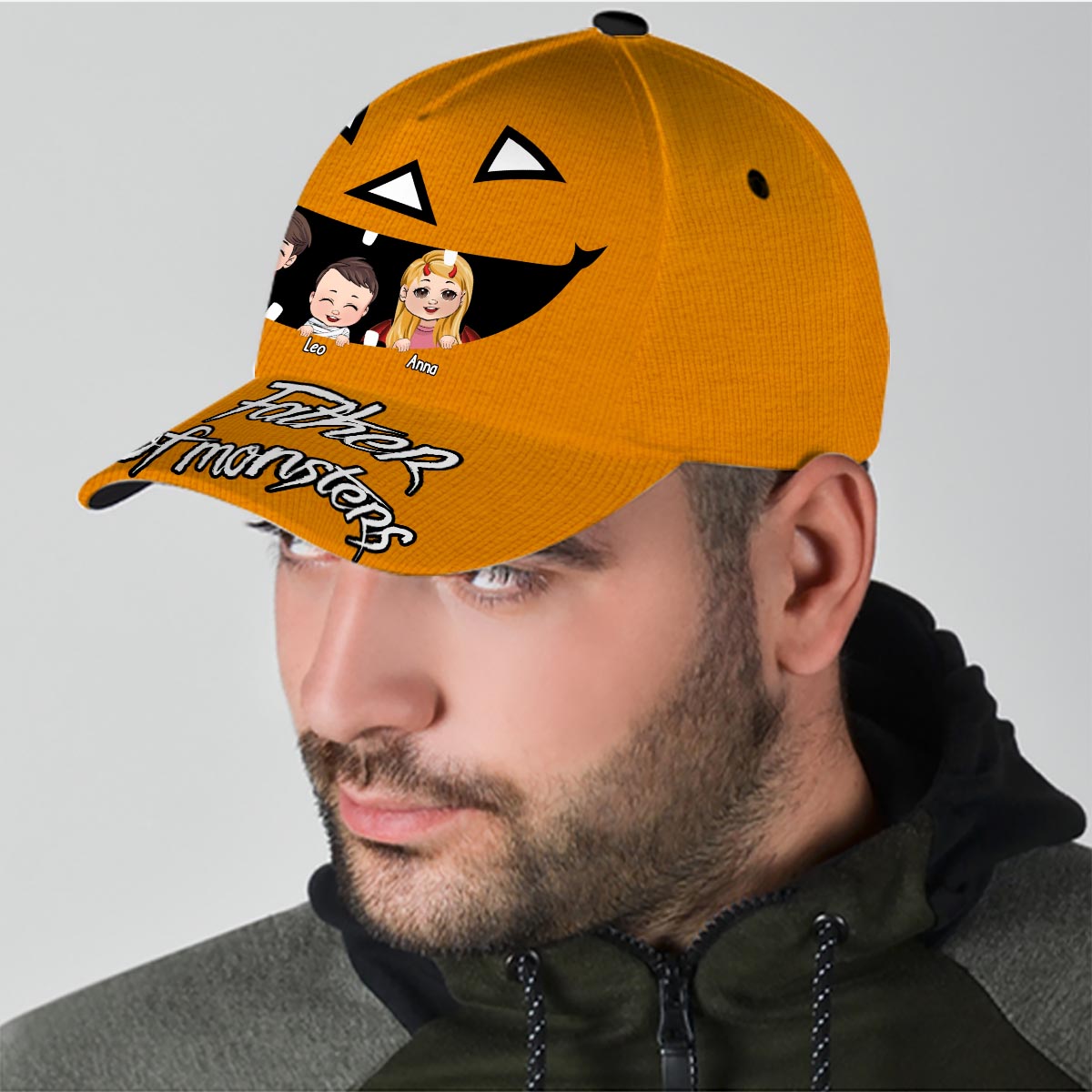Père des Monstres - Casquette Classique Personnalisée pour Père