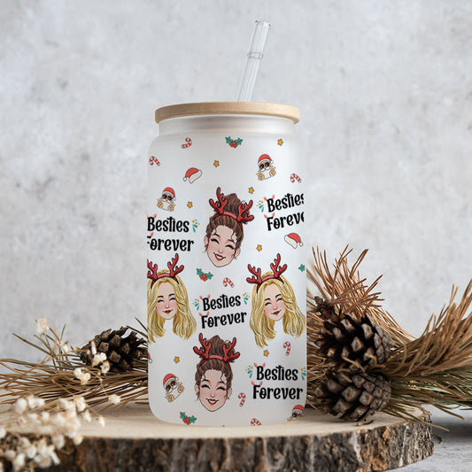 Meilleure amie pour toujours - Cadeau pour une amie - Verre à canette personnalisé