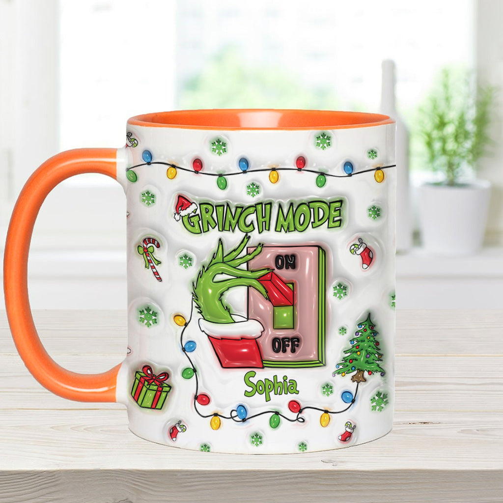 Mode Noël activé - Mug personnalisé avec étole de Noël