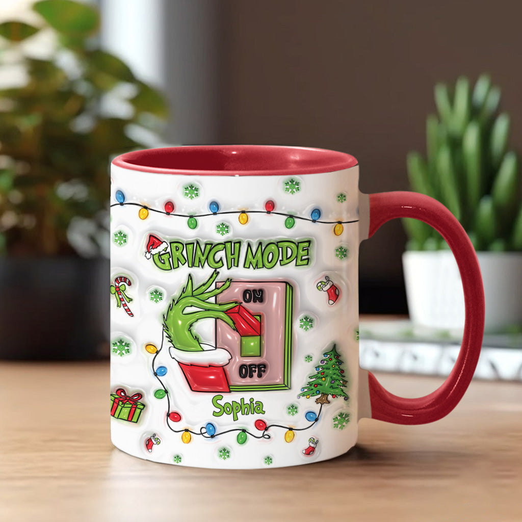 Mode Noël activé - Mug personnalisé avec étole de Noël
