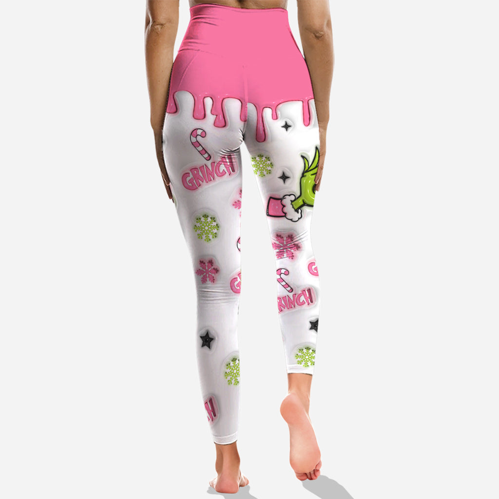 Je suis réservé(e) - Sweat à capuche et legging personnalisés « Étole de Noël »