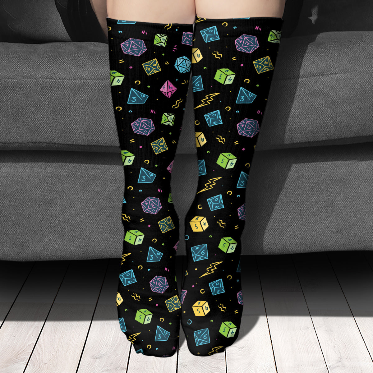 Dungeon Dad - Chaussettes RPG personnalisées