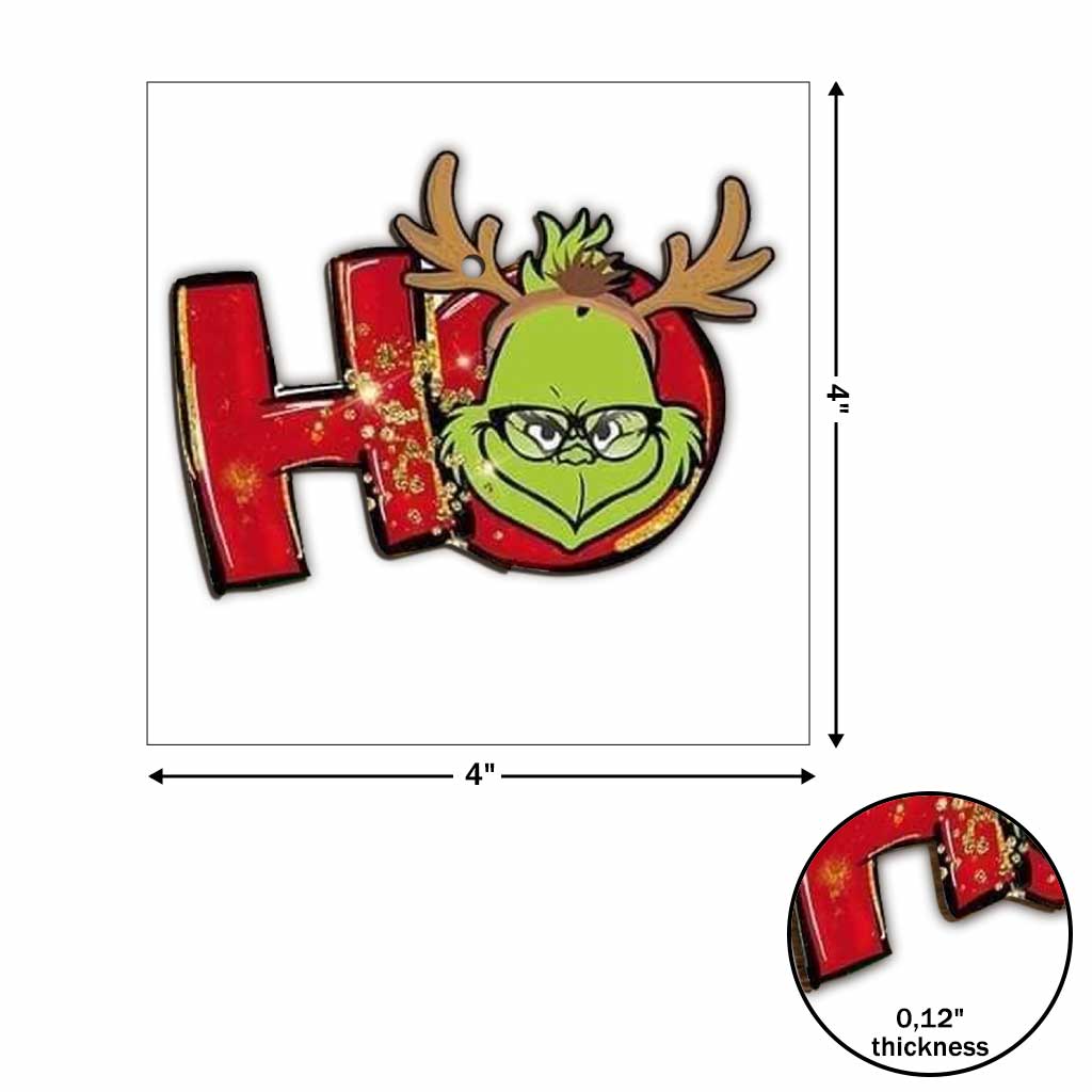 Ho Ho Ho Green Mischief - Guirlande de Noël volée de 6 pièces