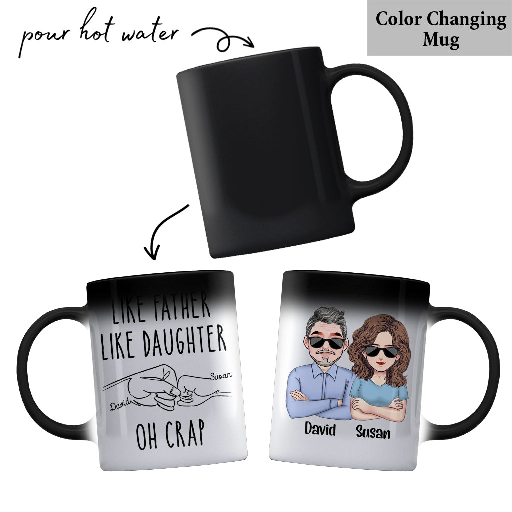 Telle mère, telle fille - Mug personnalisé pour papa