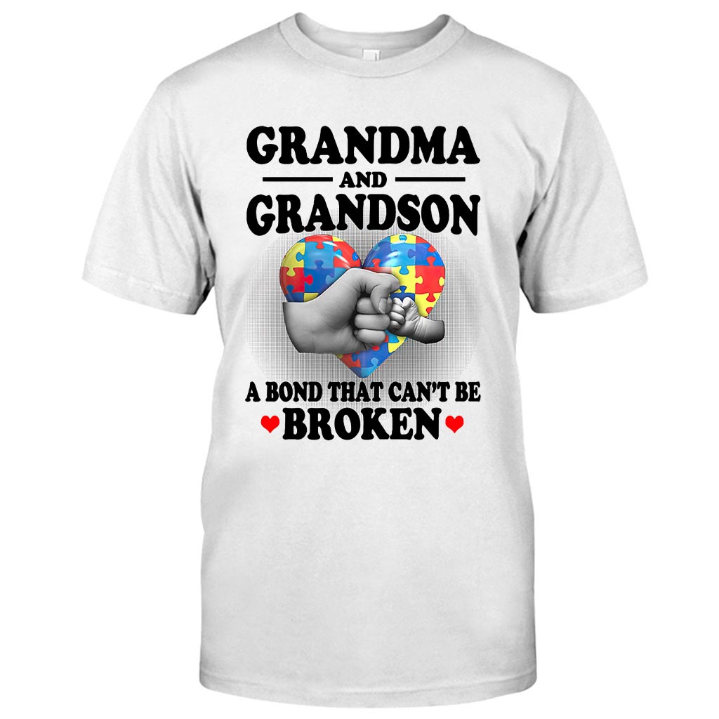 T-shirt et sweat à capuche « Grand-mère et petit-fils » pour la sensibilisation à l'autisme (06/2021)