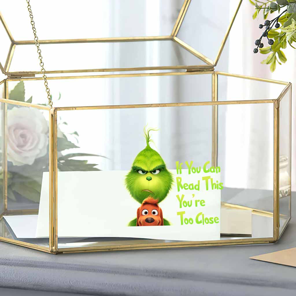 Si vous pouvez lire ceci, vous êtes trop près - Autocollant complet
