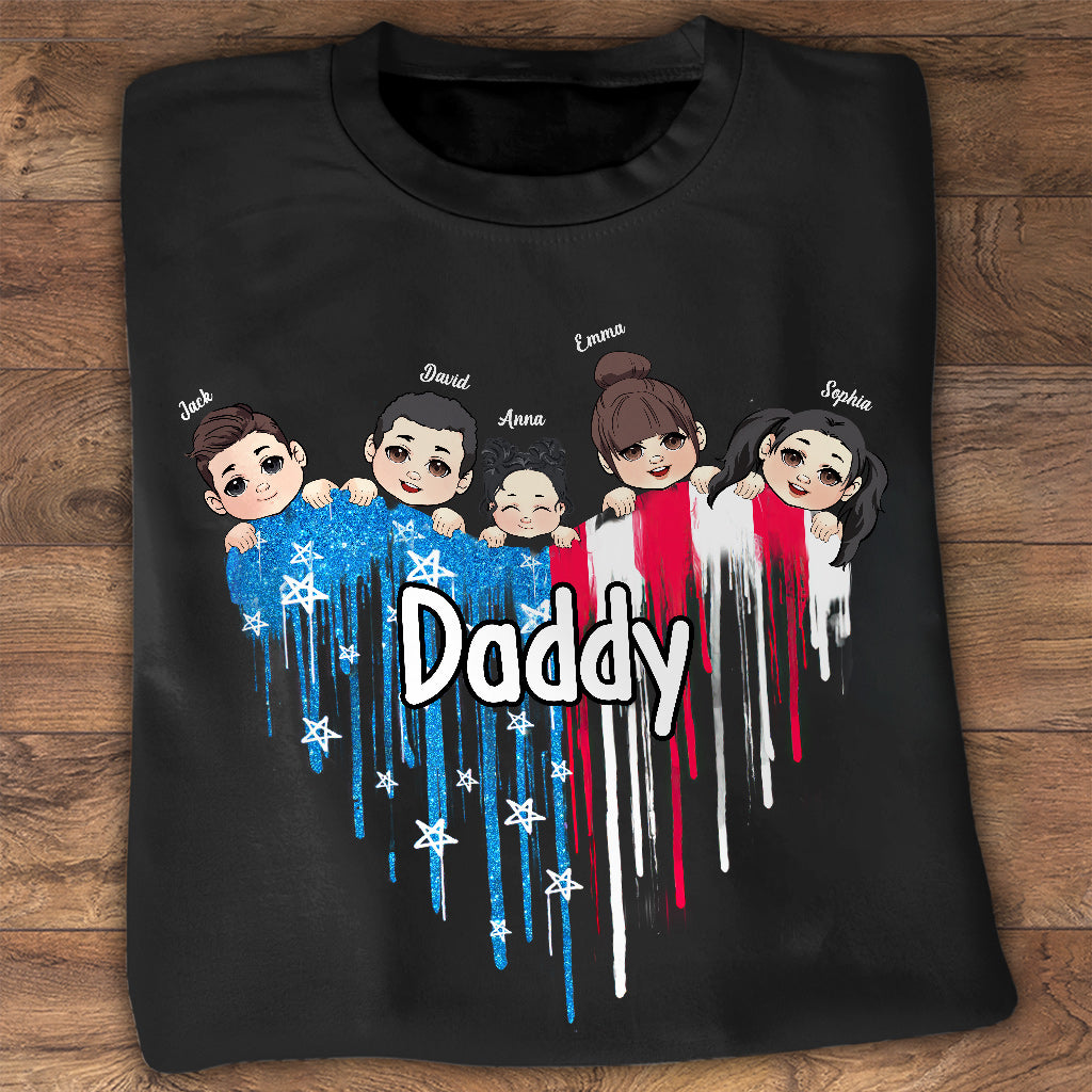 Meilleur papa du monde - T-shirt et sweat à capuche personnalisés pour papa