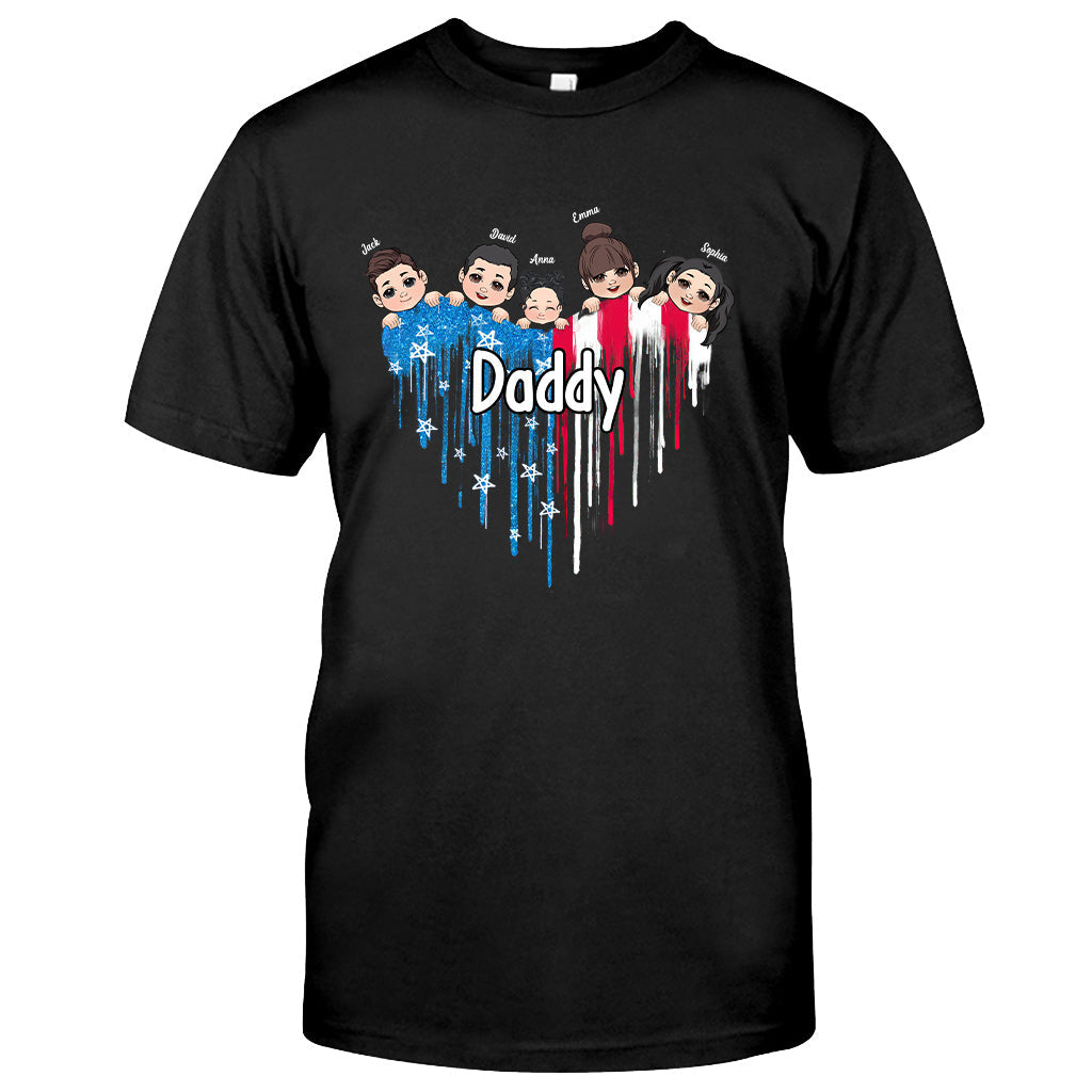 Meilleur papa du monde - T-shirt et sweat à capuche personnalisés pour papa