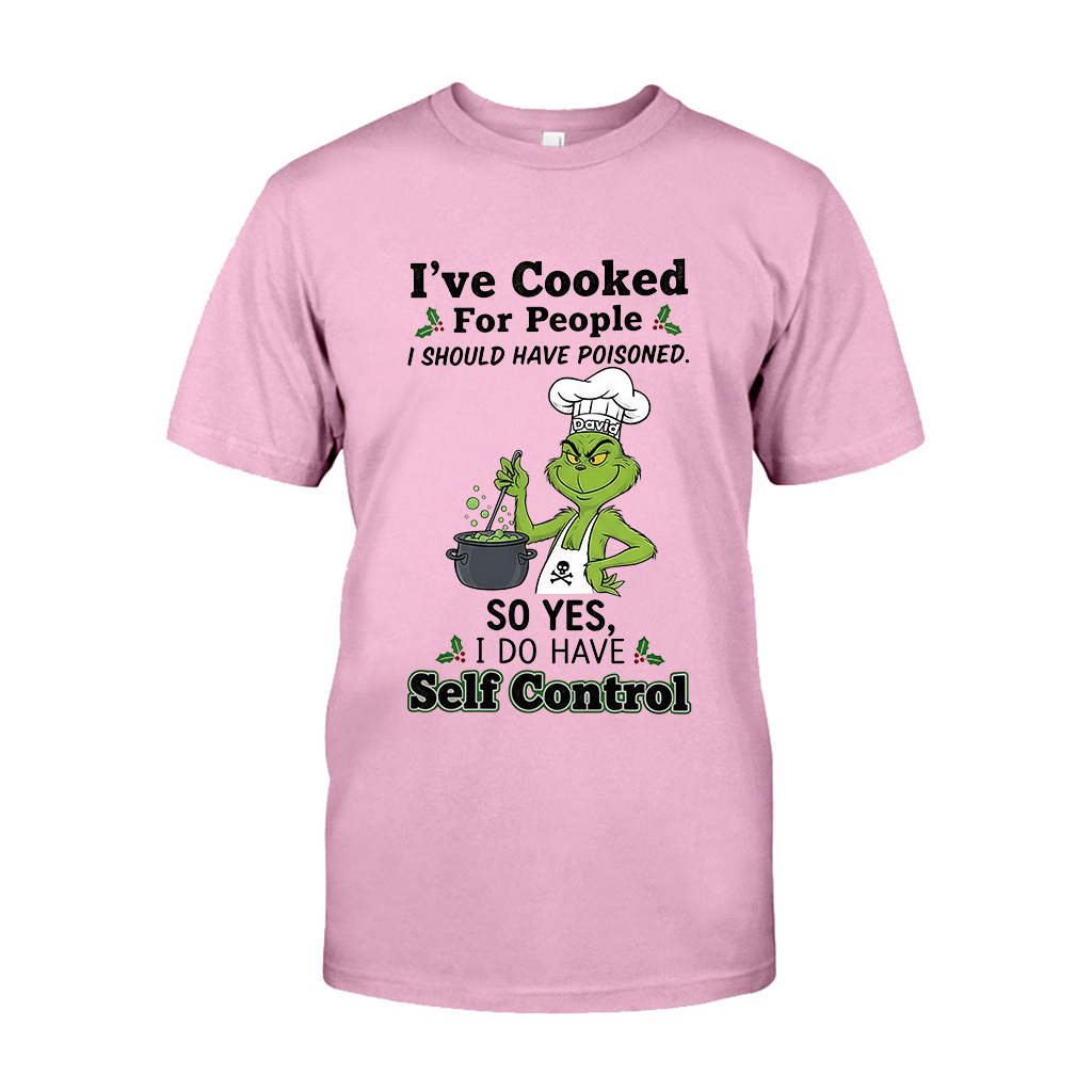 J'ai cuisiné - T-shirt et sweat à capuche personnalisés « J'ai volé Noël »