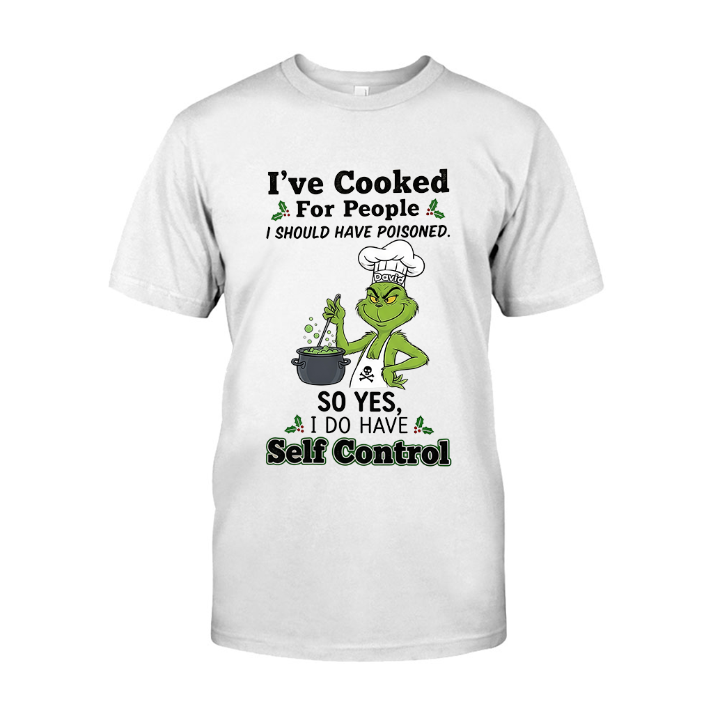 J'ai cuisiné - T-shirt et sweat à capuche personnalisés « J'ai volé Noël »