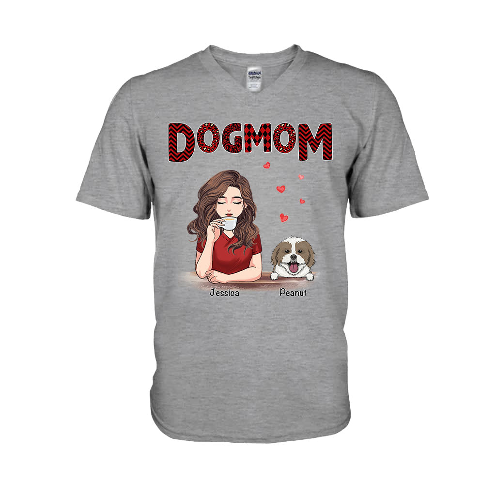 Maman de chien - T-shirt et sweat à capuche personnalisés pour la fête des mères