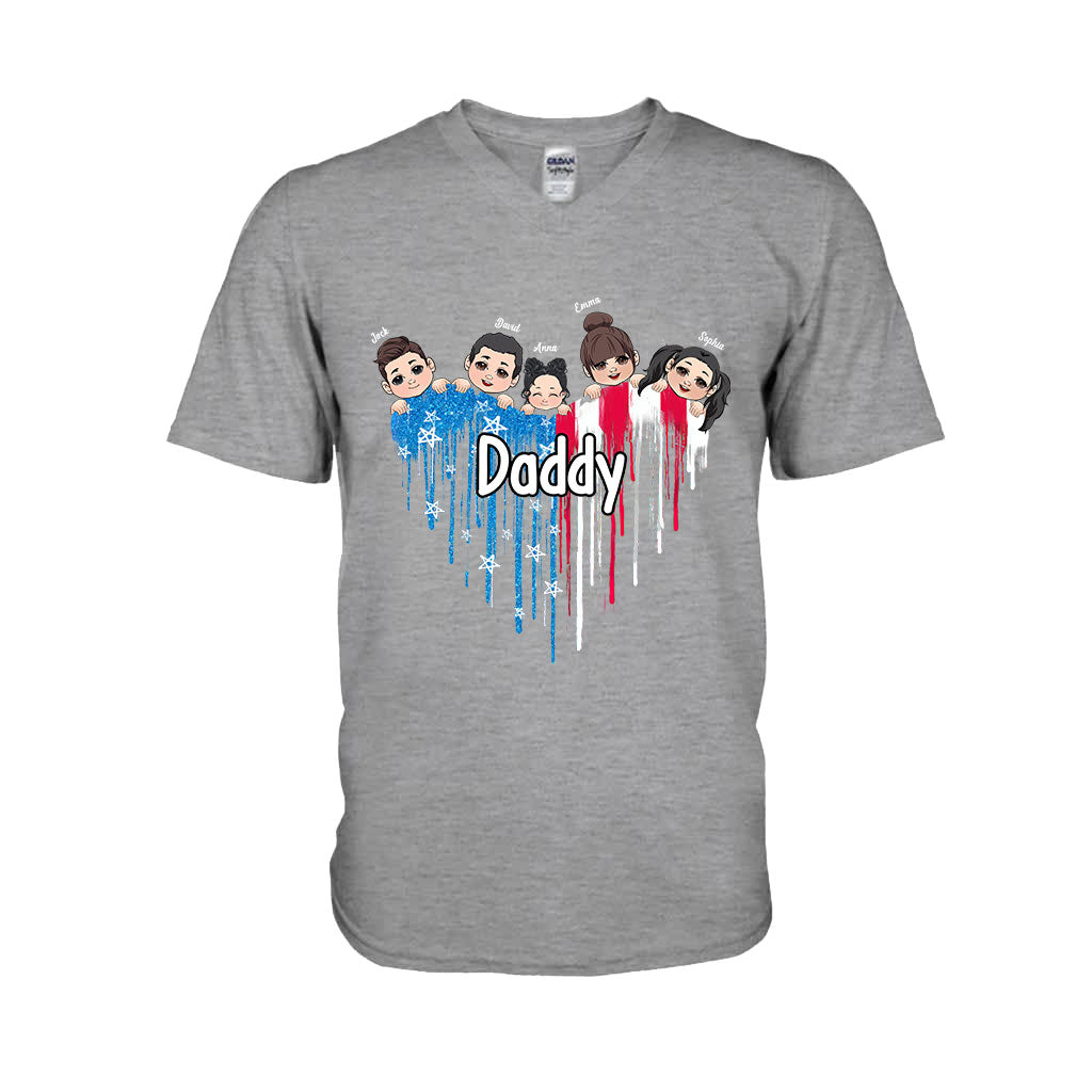 Meilleur papa du monde - T-shirt et sweat à capuche personnalisés pour papa