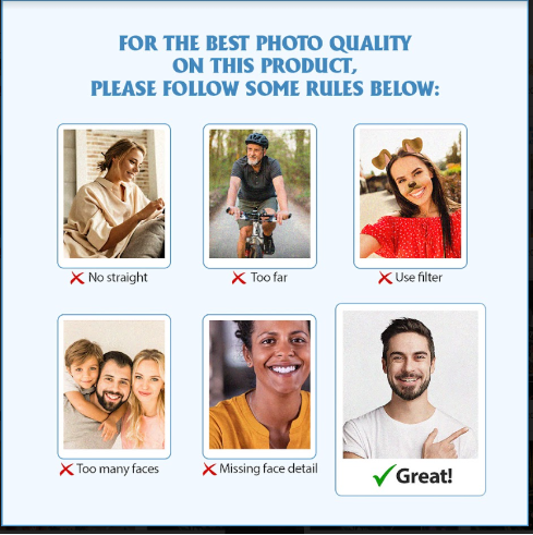 Ami Monstre Vert - Étole de Noël personnalisée - Ornement de Noël en forme de pièce unique