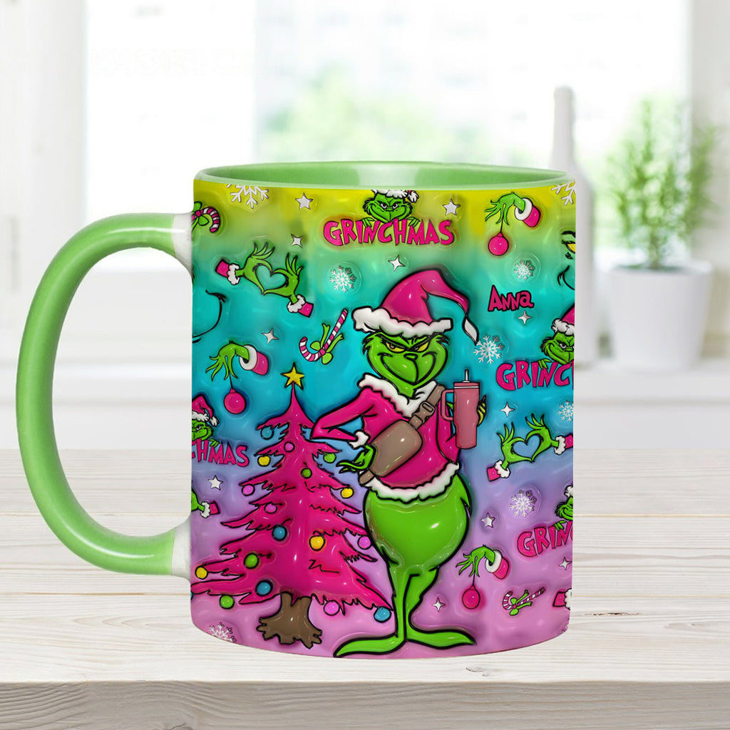 Holo Christmas - Personalized Stole Christmas Accent Mug