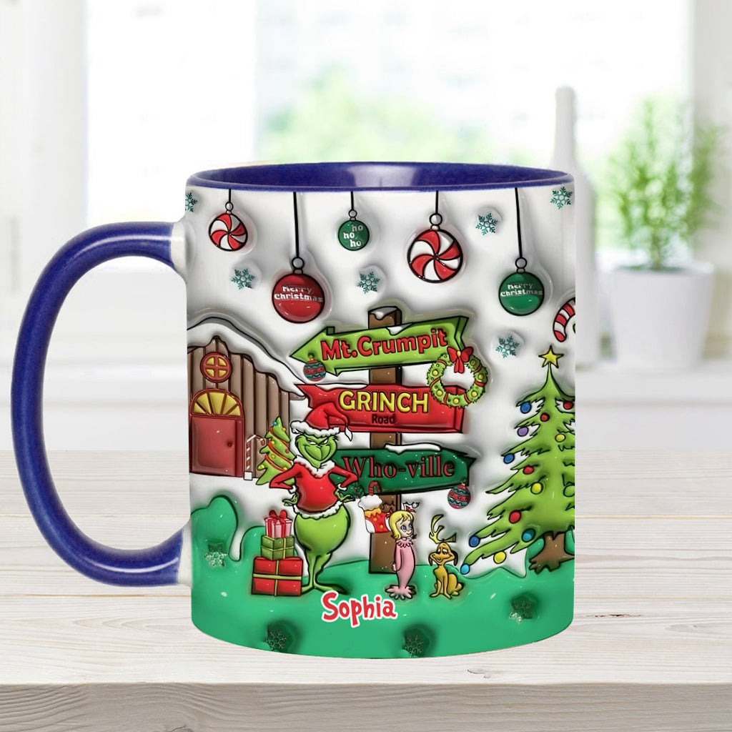 Ho Ho Ho - Mug de Noël personnalisé avec étole