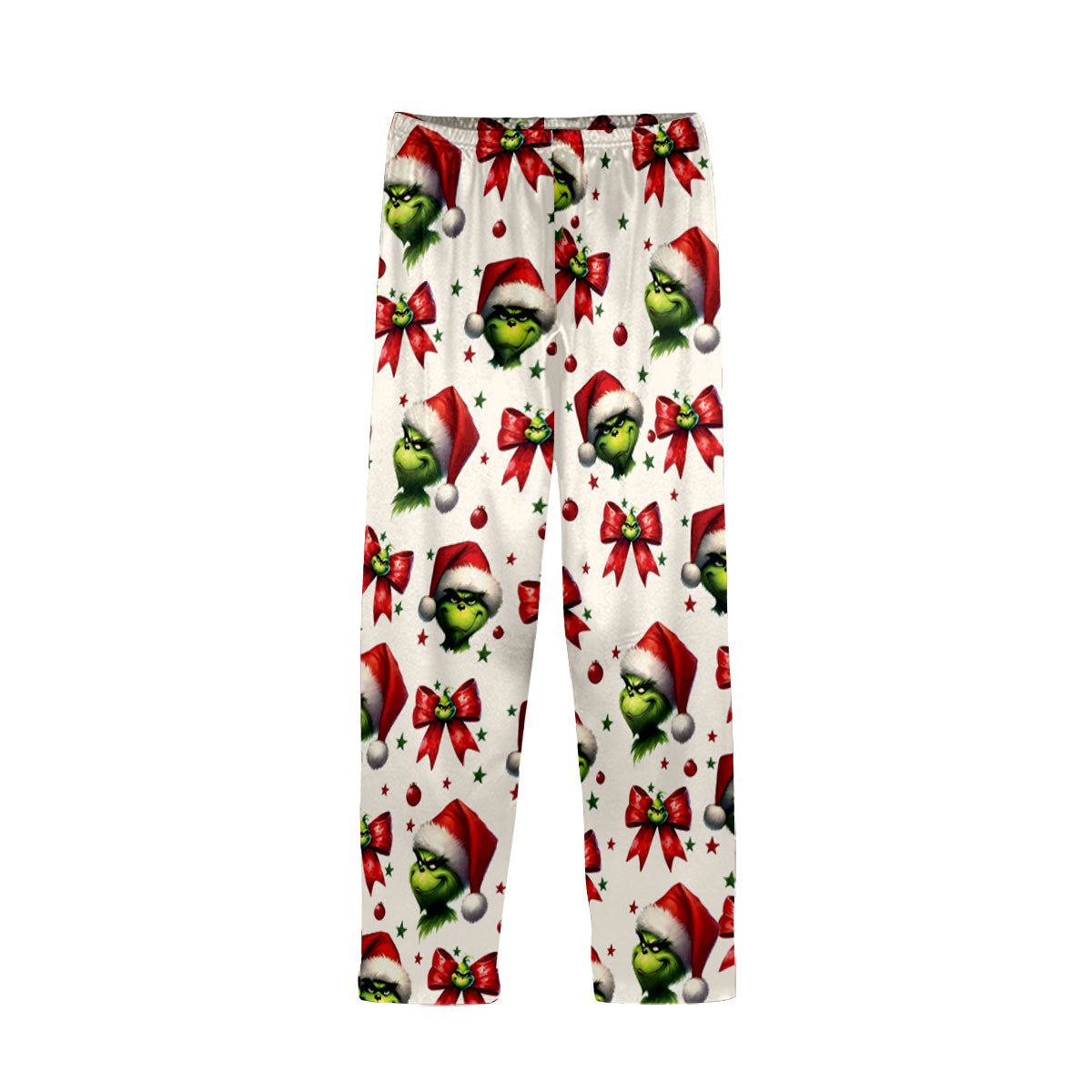 Pyjama de Noël Coquette Grinchmas - Étole personnalisée et chemise à boutons
