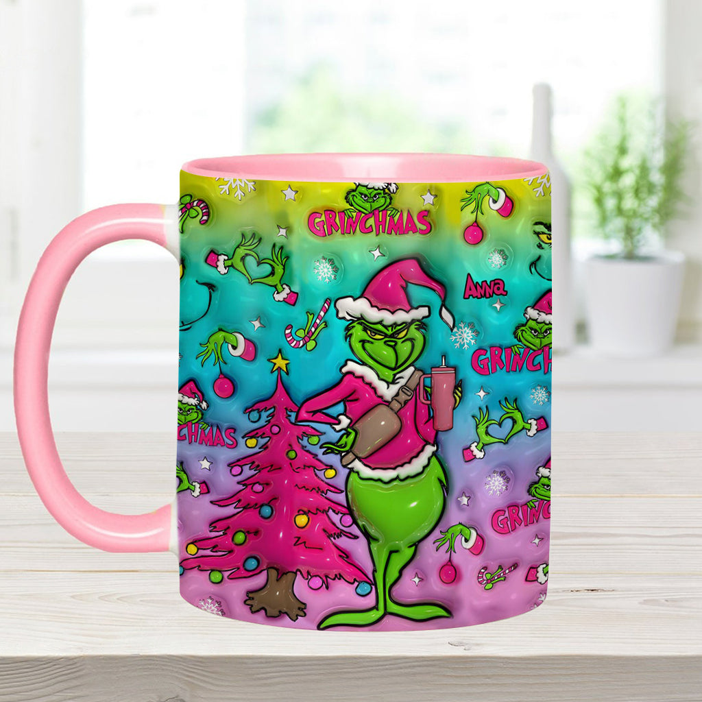 Holo Christmas - Personalized Stole Christmas Accent Mug