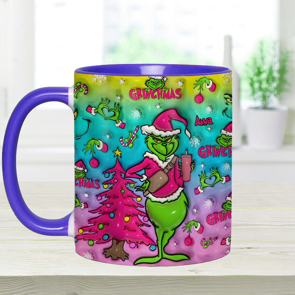 Holo Christmas - Personalized Stole Christmas Accent Mug