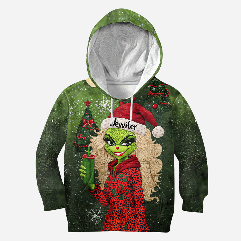 Beautiful Green Lady - Personalized Stole Christmas Hoodie and Leggings