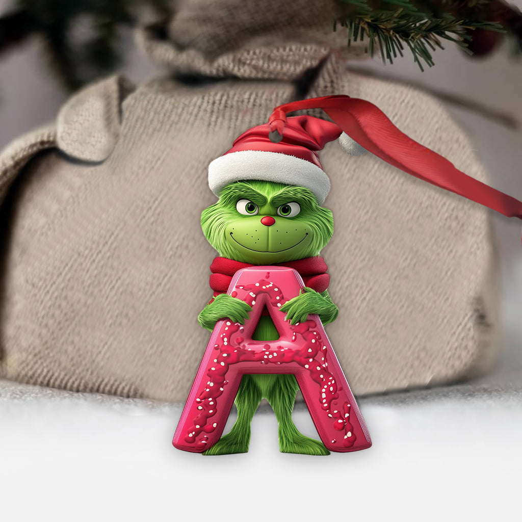 Merry Grinchmas - Personalized Stole Christmas Ornament