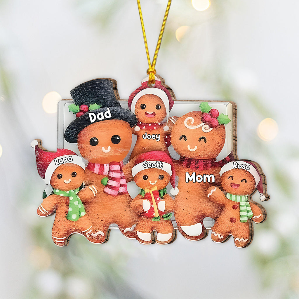 Merry Christmas - Personalized Family Ornament