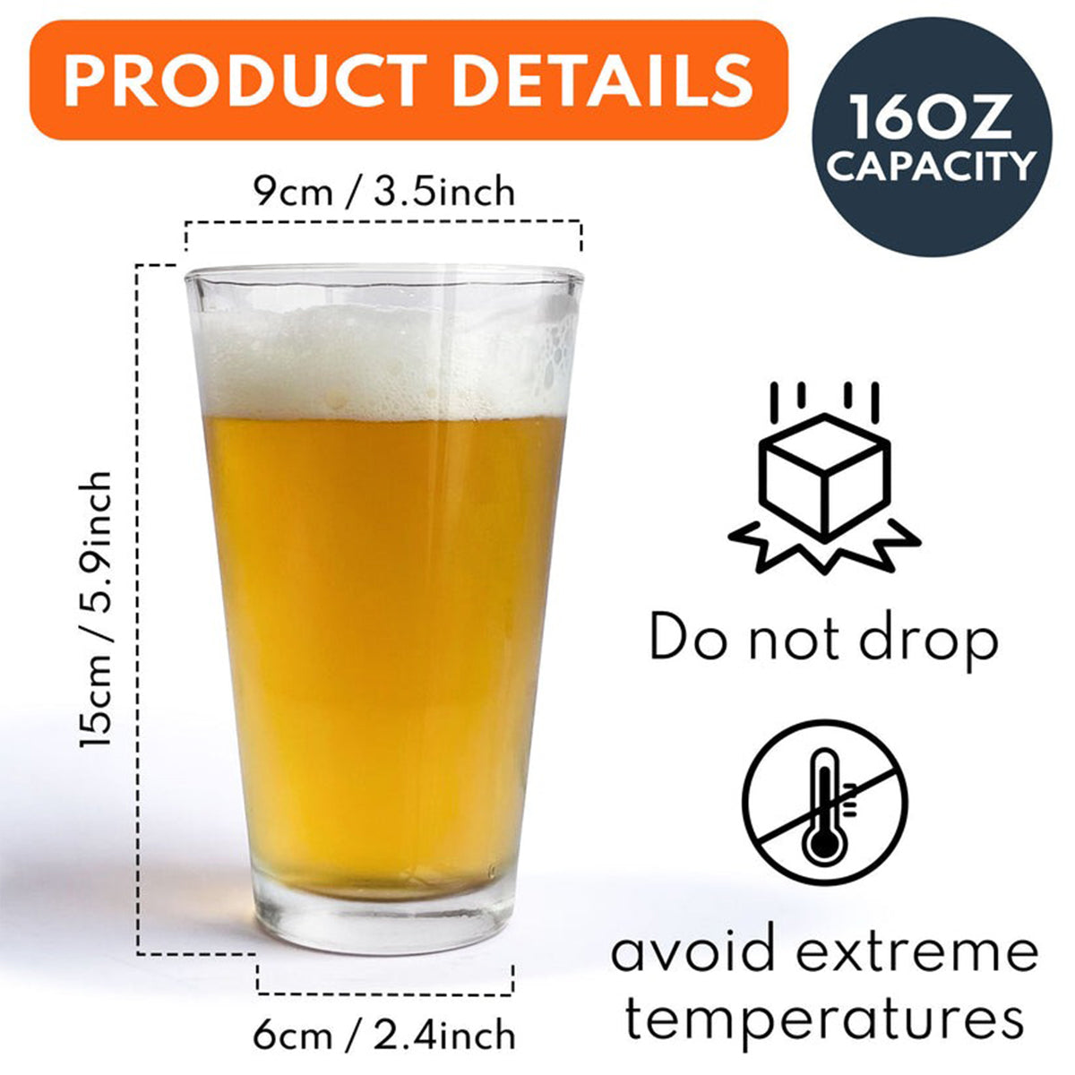 Sommes-nous ivres ? - Verre à bière personnalisé pour meilleures amies