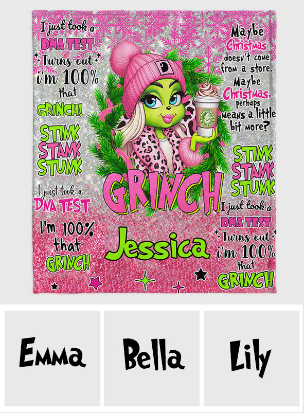 Joyeux Grinchmas - Étole de Noël personnalisée