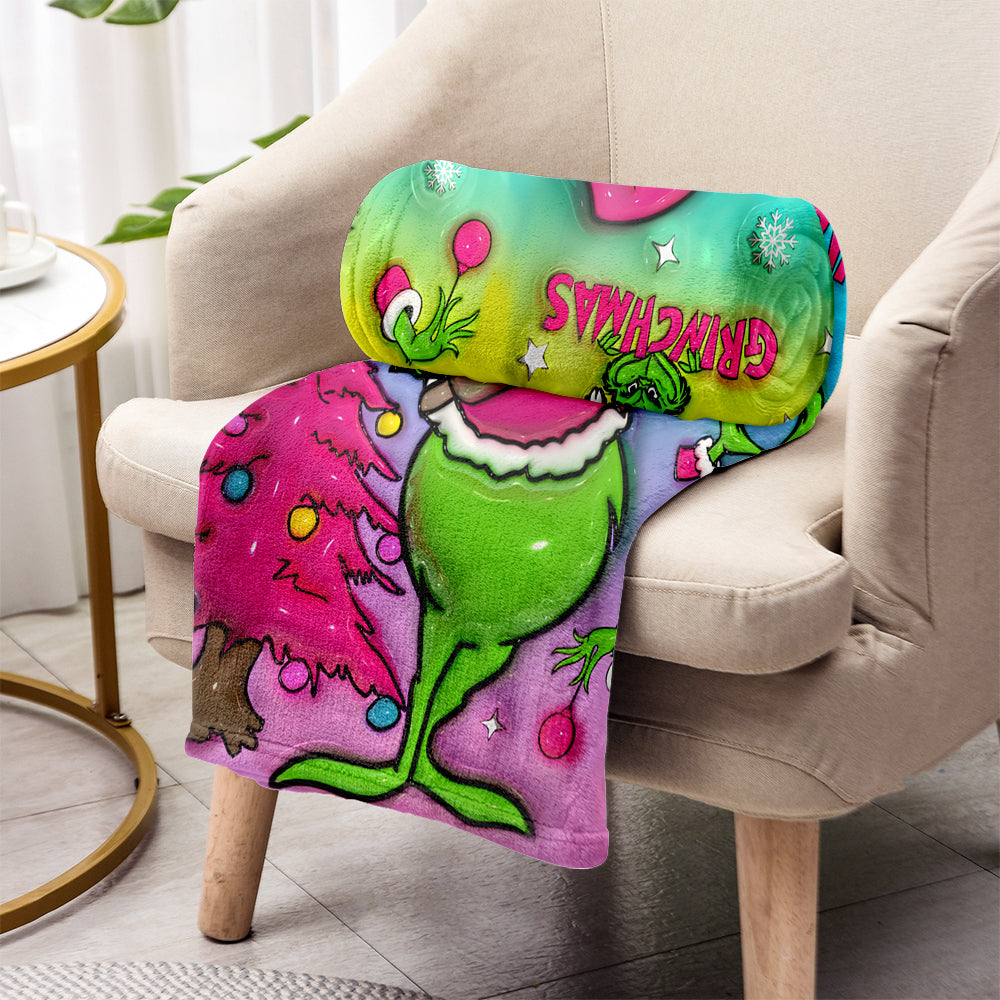 Holo Christmas - Couverture de Noël personnalisée