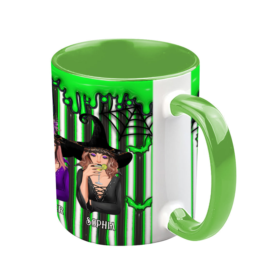 We're Strange and Unusual - Personalized Bestie Accent Mug