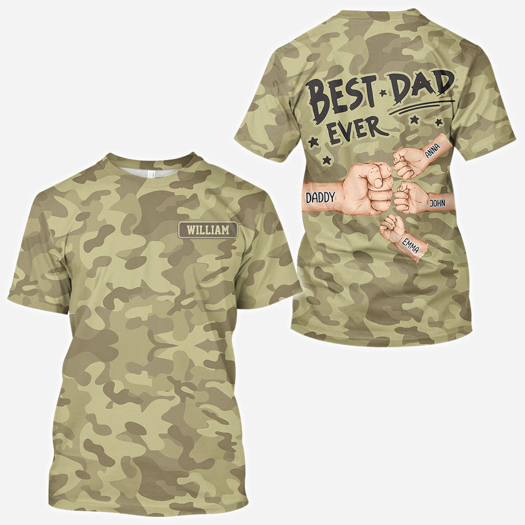 Best Dad Ever - Personalized Father All Over Shirt