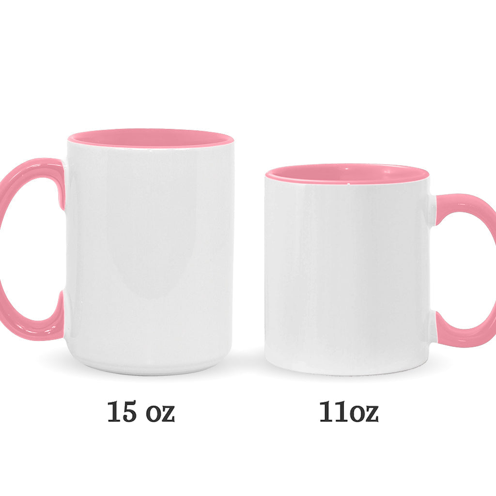 Besties Forever Floral - Personalized Bestie Accent Mug