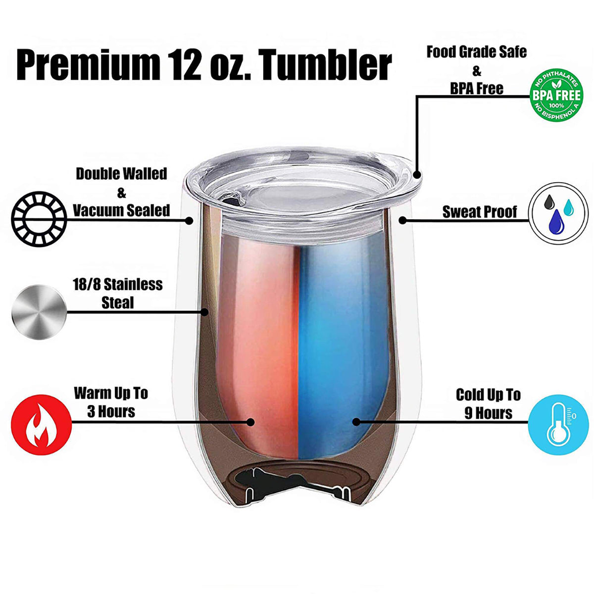 Besties Forever Summer Vibes - Personalized Bestie Wine Tumbler
