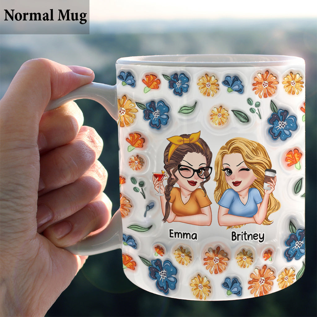 Mug personnalisé pour meilleures amies - Amies fantômes