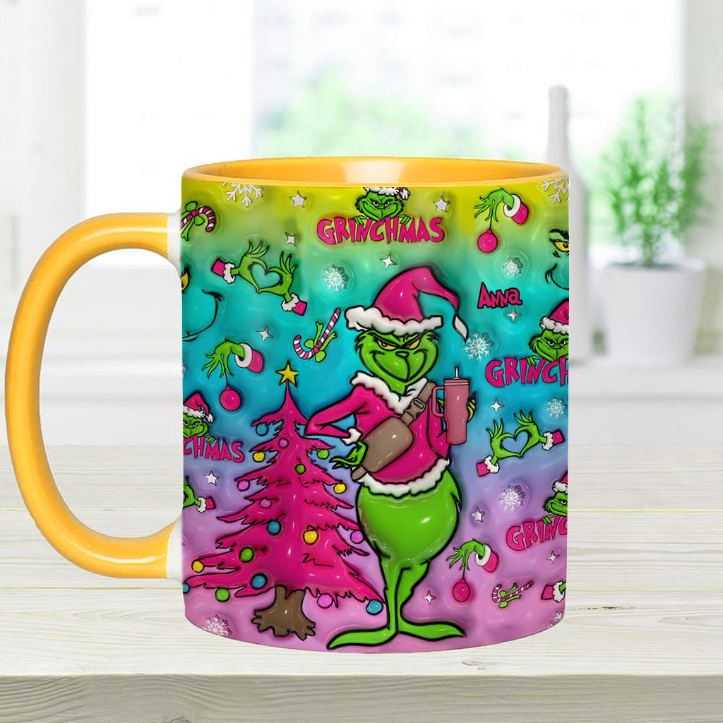 Holo Christmas - Personalized Stole Christmas Accent Mug