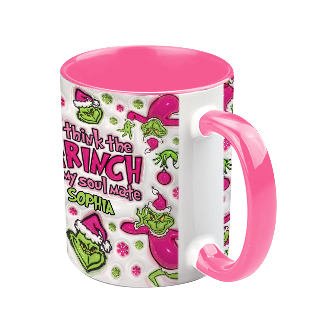 Mon âme sœur - Mug personnalisé avec étole de Noël