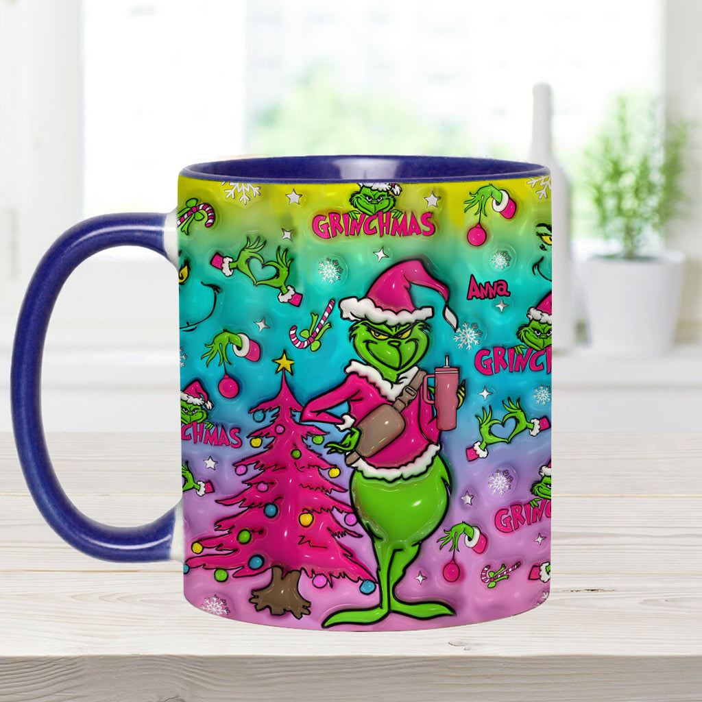 Holo Christmas - Personalized Stole Christmas Accent Mug