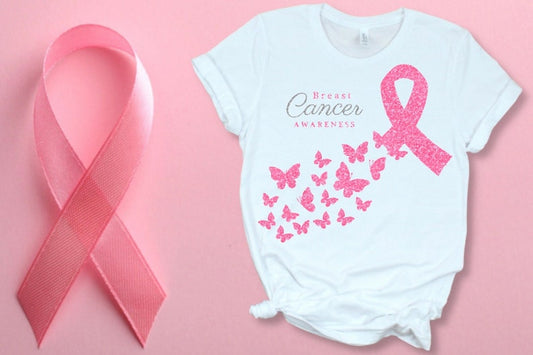 T-shirt de sensibilisation au cancer, T-shirt cancer, T-shirt cancer du sein, T-shirt papillon, T-shirt et sweat à capuche de sensibilisation au cancer du sein 0924