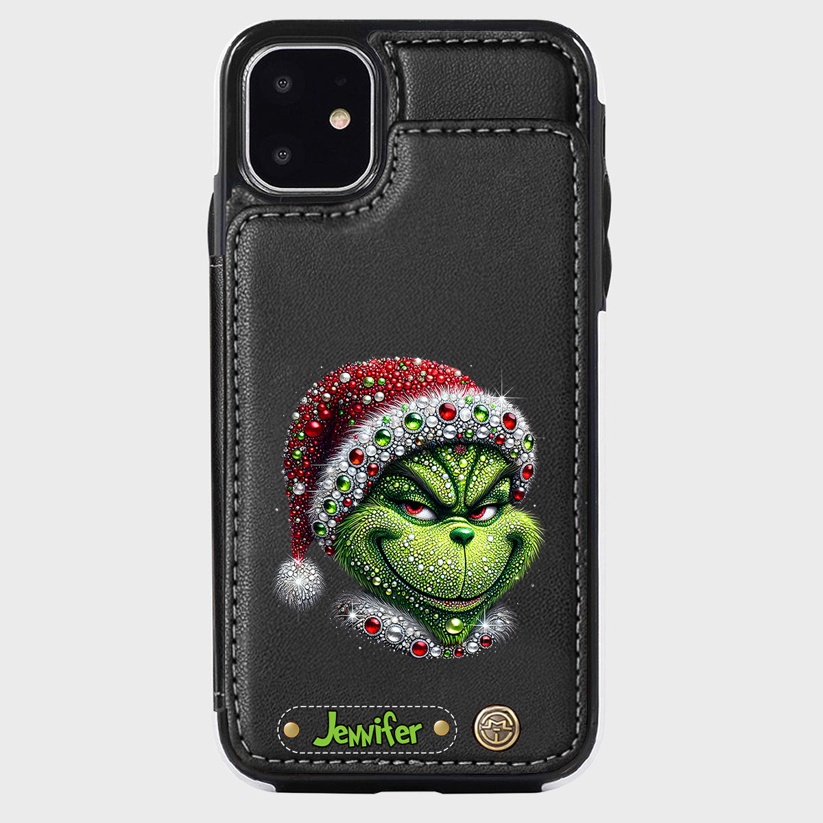 Merry Grinchmas - Personalized Stole Christmas Wallet Phone Case