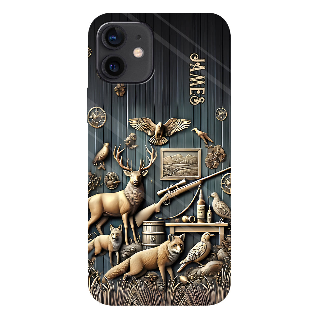 Étui de téléphone Vintage Tools - Illustration personnalisée de chasse